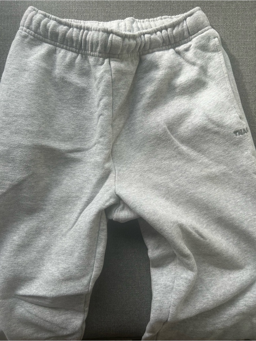 TNA Light Gray Sweatpants with Elastic Waist